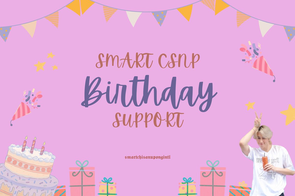 💞SMART BIRTHDAY SUPPORT💞

In thread:
So everyone can easy to followup and go to see it . 
Thank you for all the support .🩷

<a href="/smart_csnp/">Smart Chisanupong</a> #SmartCSNP #smartchisanupong #CSNP 
#SmartBDTreasure