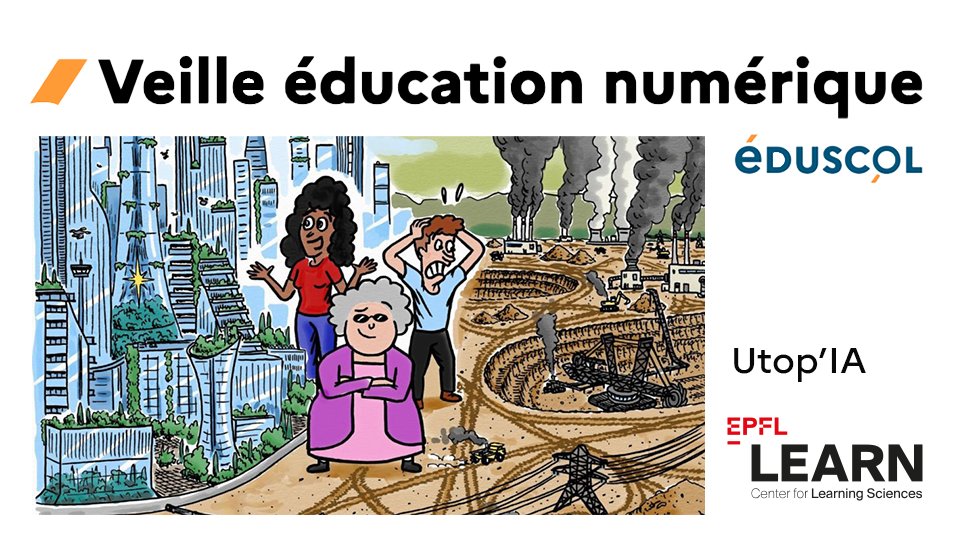 [Veille éducation numérique] #BandeDessinée #IntelligenceArtificielle « Utop’IA », une BD sous licence Creative Commons de <a href="/EPFL/">EPFL</a> explorant la matérialité de l'IA et les enjeux environnementaux #EspritCritique #DéveloppementDurable
👉 eduscol.education.fr/2517/veille-ed…