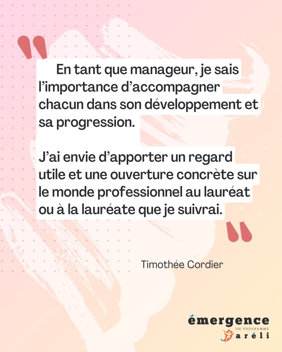 [REJOIGNEZ EMERGENCE]
#ENTREPRISES #ENGAGEES
🤝 Groupe ALTAÏR est partenaire d’Emergence depuis 2016 et se réengage en 2025 !
Merci aux parrains &amp; marraines de faire vivre cette belle dynamique au service de l'égalité des chances.