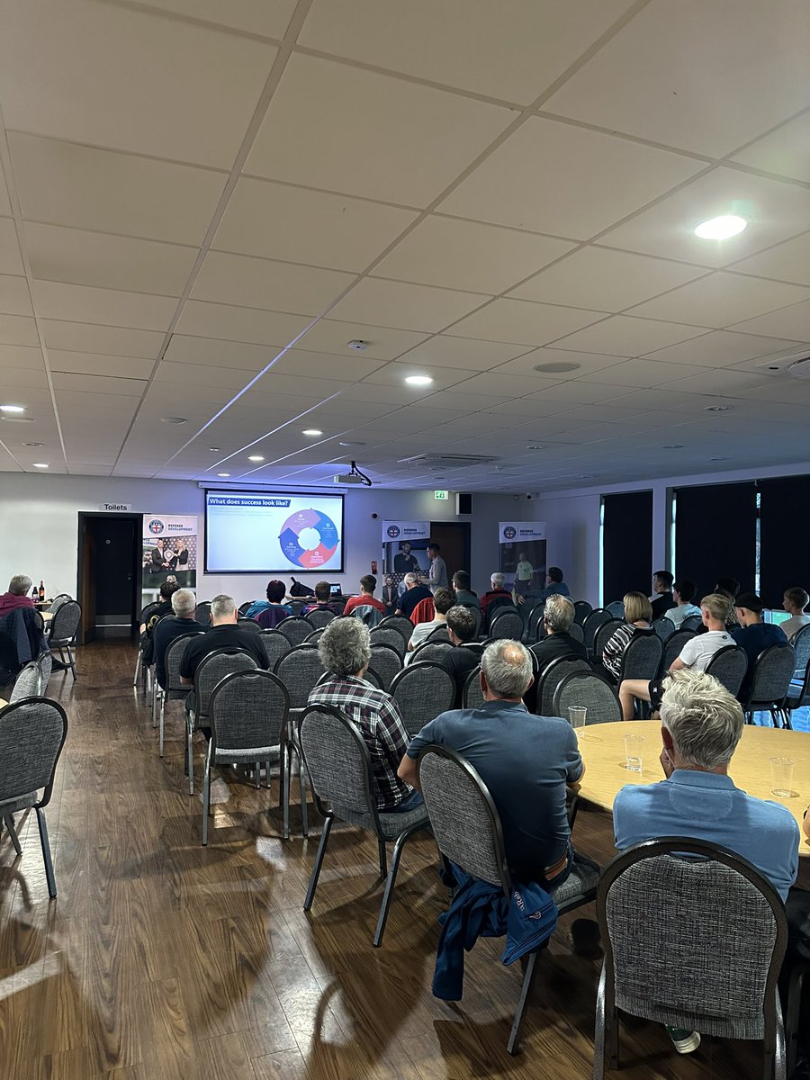 NRCFAREFDEV's tweet image. DEVELOPMENT | Last night saw great collaboration between @NorthRidingFA @YFLeague &amp;amp; @York_RA. Consecutive meetings for officials &amp;amp; parents saw key pre-season updates before listening to Gary Beswick, FIFA &amp;amp; PL AR discuss mindset &amp;amp; his experience at the FIFA Club World Cup!🤩👏