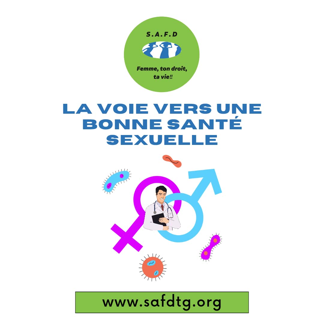 04 septembre : Journée mondiale de la santé sexuelle
La santé sexuelle, c’est bien plus que l’absence de maladie.
C’est un droit, un respect de soi et des autres.
Parlons-en ! Éduquons et prévenons.
Femme, ton droit, ta vie !

#SantéSexuelle #4Septembre #Respect #prevention