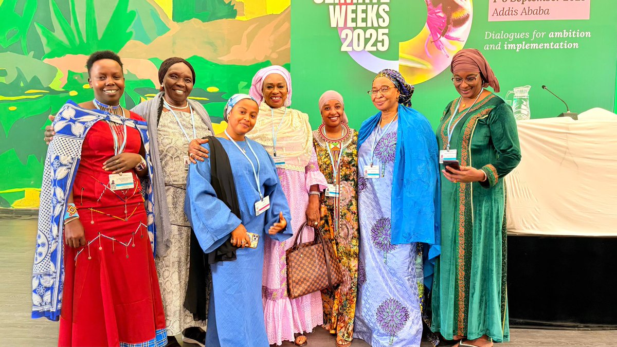 We are here at #AfricaClimateWeek  to tell our stories. Indigenous Peoples are not victims but leaders in climate action. We continue to protect our planet, involve us in making decisions on issues that affect us.