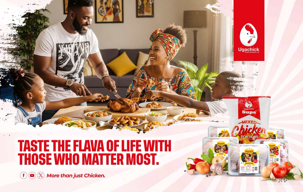 Every meal tells a story. Make yours one to remember with the people who matter most.

Visit your nearest supermarket or call 0708646464 to bring Ugachick home.

#MoreThanJustChicken #TasteTheFlavourOfLife