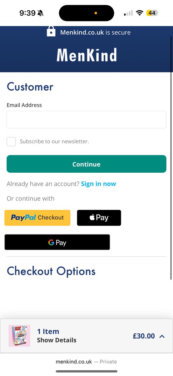 maddyjpeg's tweet photo. @PokemonStockUK money out my account but not email &amp; no confirmation page, after i paid got kicked right to this 😬😬😬 https://t.co/DGLwjysadT