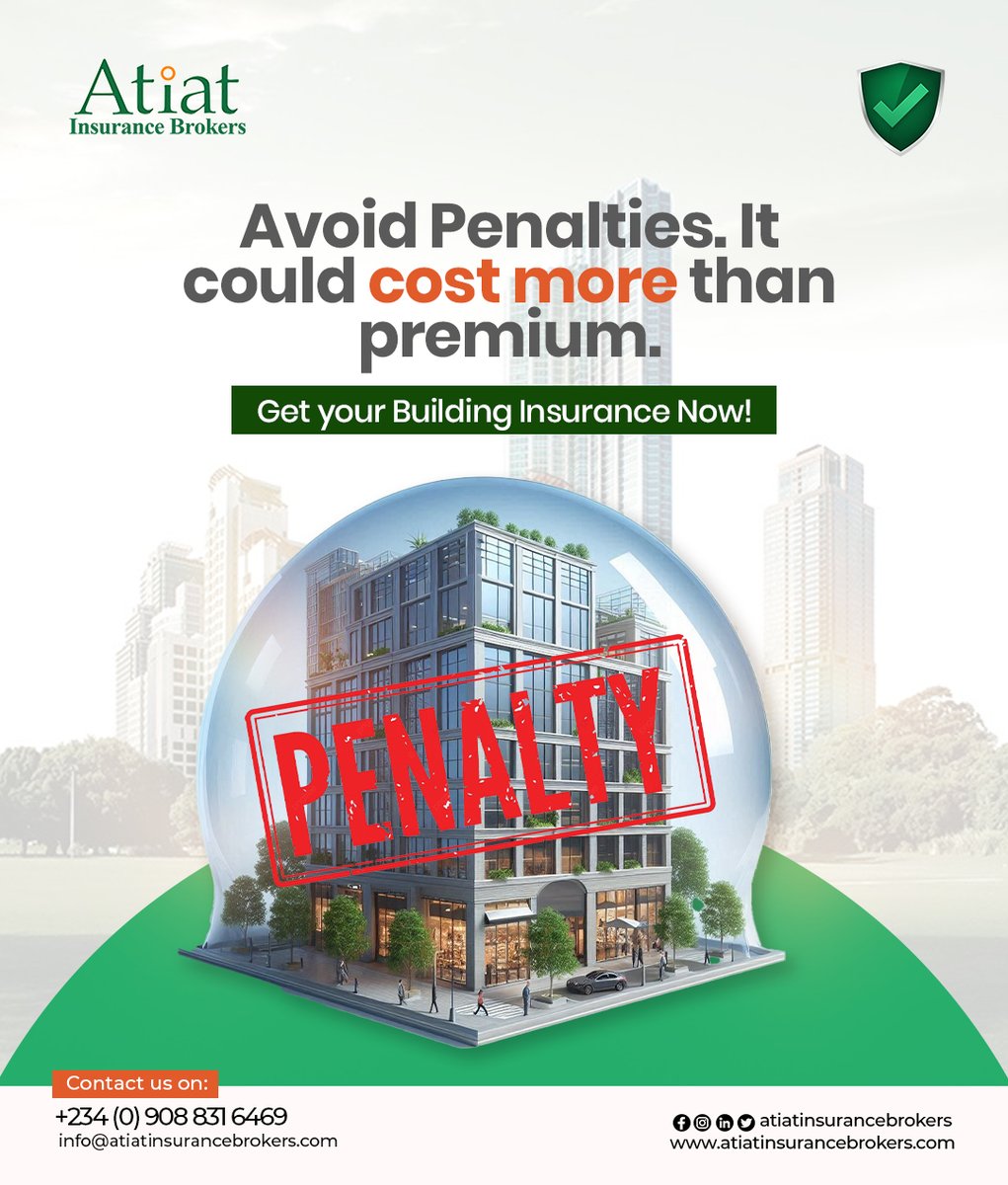 atiatinsurance's tweet photo. Building insurance covers the cost of repairs to your home if its structure is damaged by flood, fire or storms. 

Get a building insurance quotes now.
.
..
#insurance #broker #insurancebroker #buildinginsurance #building https://t.co/3WX4U6wNp4