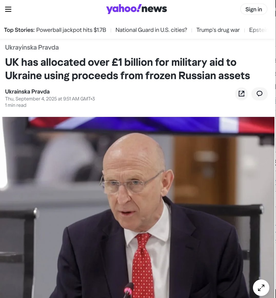 AXChristoforou's tweet image. Starmer hands over another billion to Zelensky. Of course the money comes from "proceeds" from the Russian frozen assets, so all is good and above board.
Washing machine spins and spins.