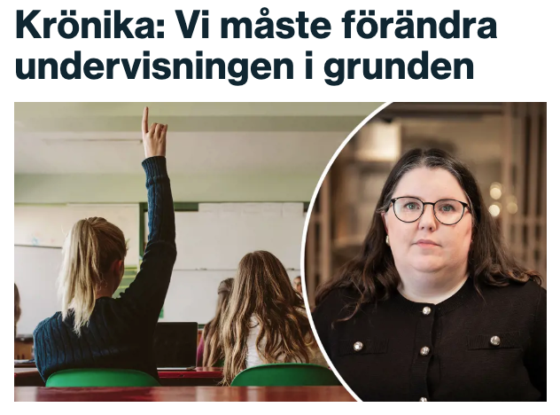 Skolresultaten dalar och särskilt bland flickor som historiskt sett haft bäst resultat. 

Vi måste börja titta på vad i utbildningen som gör att skolan inte klarar sitt kompensatoriska uppdrag, skriver <a href="/rektor_linnea/">Linnea Lindquist</a>, skolledare och debattör.

skolledaren.se/aktuellt/nyhet…