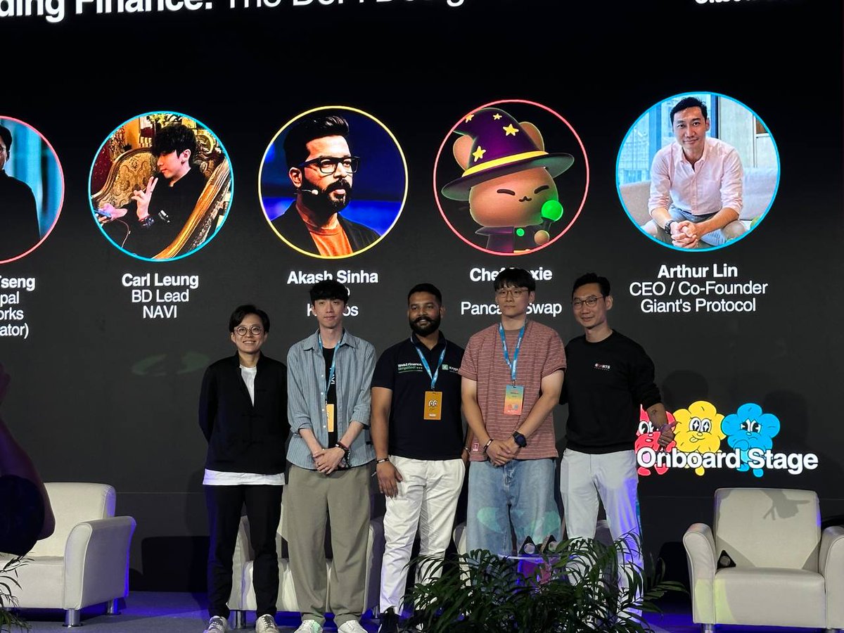 TaipeiWeek's tweet image. Onboard Stage:
Rebuilding Finance: The DeFi Design Shift
Ching Tseng (@chingtsengtw), Appworks (@appworks)
Akash Sinha, Kryptos (@KryptosConnect)
Arthur Lin (@ArthurlinSG), Giant's Protocol (@giantsprotocol)
Carl Leung (@Carl0w0), NAVI (@navi_protocol)
Chef Doxie (@chefdoxie),…