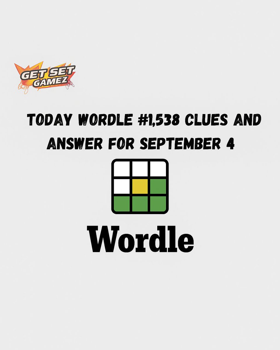 GetSetGamez's tweet image. Wordle #1538 got you stuck?
Starts with &quot;B&quot; + no repeated letters = still stumped?

Get the hints: getsetgamez.com/today-wordle-h…
.
.
.
#Wordle #Wordle1538 #WordleHints #wordgame