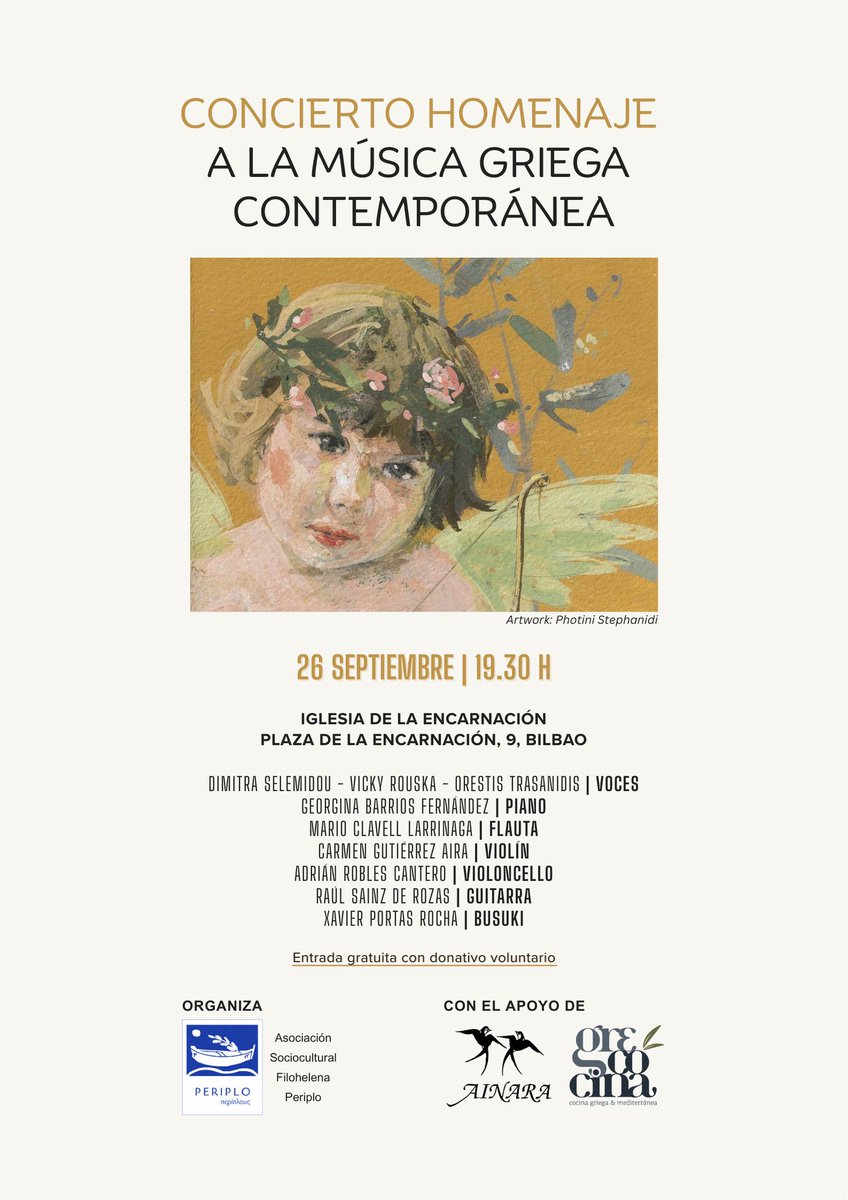 panoramagriego's tweet photo. Concierto homenaje a la música #griega contemporánea | https://t.co/MCtdDMjXdG https://t.co/ttI6H0YwQO
