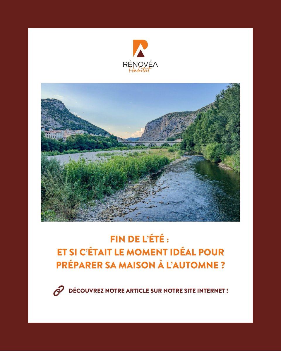 La fin de l’été est ce moment discret mais précieux où l’on peut encore agir avant que la météo ne dicte ses contraintes. ☀️👉 renovea-groupe.fr/fin-de-lete-et… #maison #toiture #isolation #alès #gard