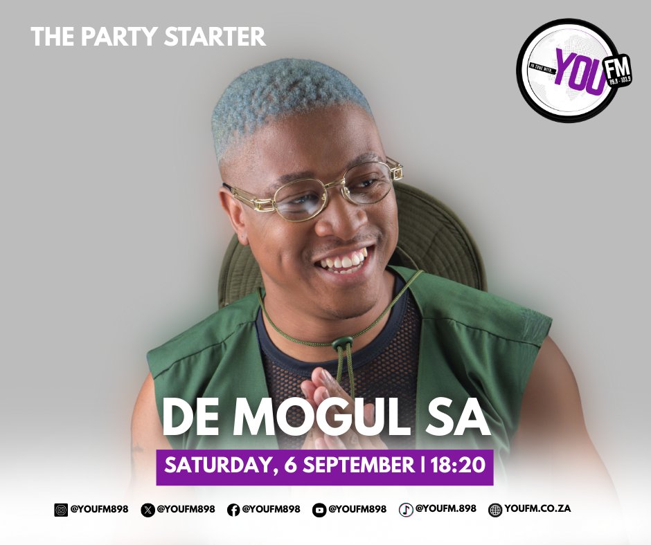The deck master himself is on the mix 🏠💥. <a href="/DeMogulSA/">OE BATLA KAE</a> is shutting it down with an epic mix on #PartyStarter from 18:20. This is the weekend highlight you’ve been waiting for!

📻 10 PM – 2 AM | DSTV Channel 842 | #YouConnect app | 89.8–103.9 FM