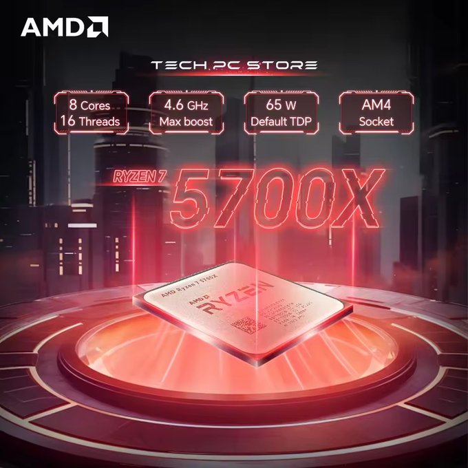 AMD Ryzen 7 5700X 【¥11,552】-アリエク特価アラート