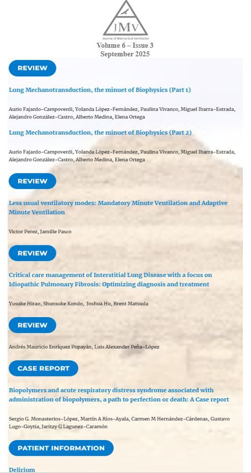 Journal of Mechanical Ventilation tweet media