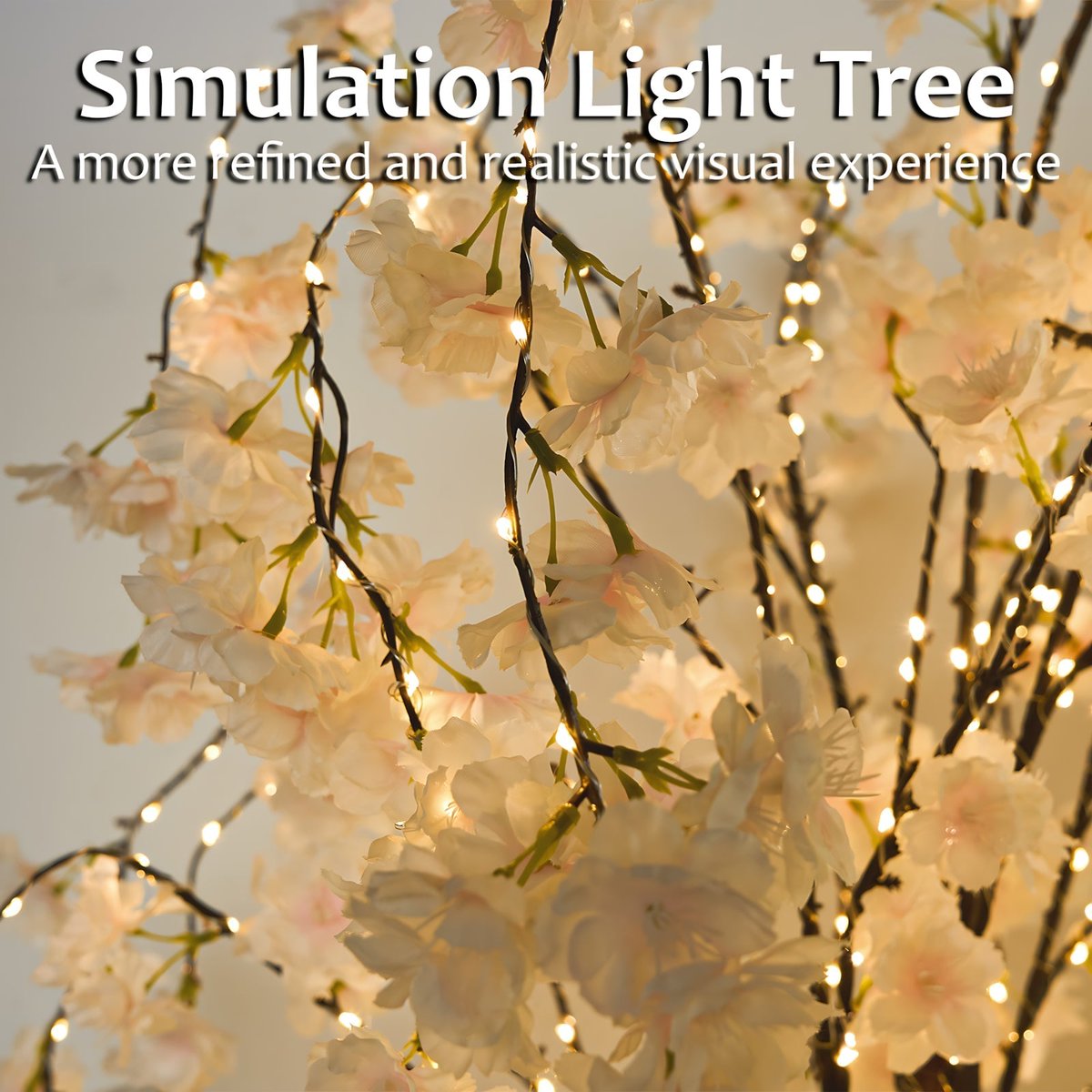 xentarhome's tweet image. Transform your space with the Enchanting LED Cherry Blossom Tree (5.9ft) for just $79.90. Soft lights, big feels. 🌸✨ #HomeDecor #LEDTree xentar.com/products/encha…