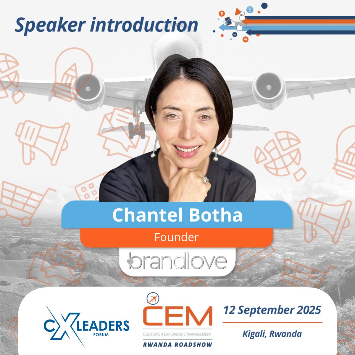 Thrilled to announce our powerhouse speakers for the Africa CX Leaders Forum in Rwanda! 🎤

They'll help you build a brand people love! 💙 🧡

#CXLeaders #Rwanda #CustomerExperience #CX #Kigali