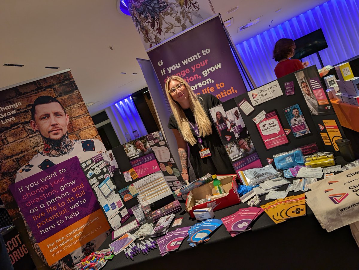 Change Grow Live (@changegrowlive) on Twitter photo Last week we joined the #StopTheDeaths conference in Glasgow, with voices from policy, practice, & experience to encourage conversation, drive change, & make an impact.
Our services in Scotland & England are committed to supporting harm reduction & preventing drug-related deaths Last week we joined the #StopTheDeaths conference in Glasgow, with voices from policy, practice, & experience to encourage conversation, drive change, & make an impact.
Our services in Scotland & England are committed to supporting harm reduction & preventing drug-related deaths