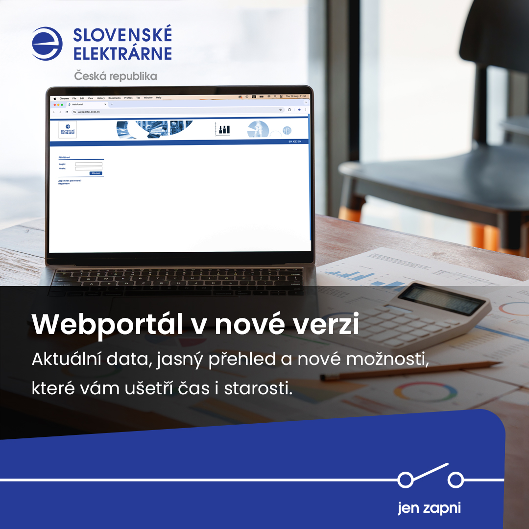 SE_Cesko's tweet image. Náš #webportal prošel modernizací! 👨🏼‍💻🚀

Je rychlejší, přehlednější a firemním zákazníkům usnadní práci s energiemi 💡.

⚡ Rychlá synchronizace dat.
🔗 Přístupy přes aktivační link.
📊 Snadné zadávání spotřeb 
💳 Jasný přehled faktur.

🔜 Brzy přidáme modul pro nákup energií!
