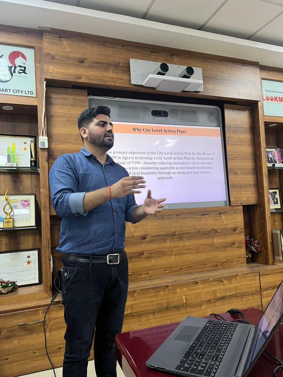 ULB Code 800804
Agra moves towards water sustainability!
AMC held its 2nd stakeholder consultation on the City-Level Action Plan for safe reuse of treated water under #NMCG. Together for a cleaner Yamuna  #AgraSmartCity
#SwachhSurvekshan2025
#swachtaabhiyan #reducereuserecycle