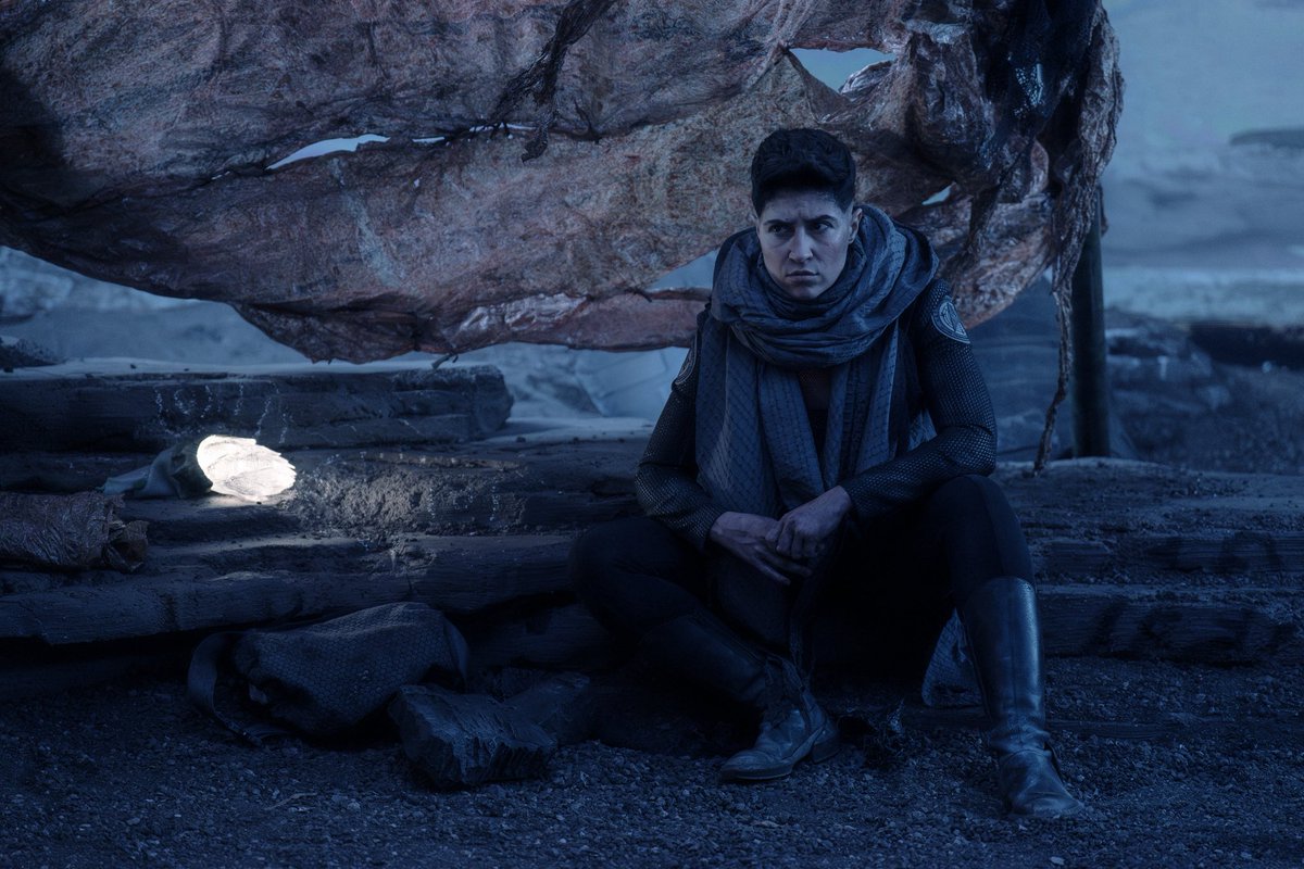 “Terrarium” is now streaming! It was written by Alan McElroy and directed by <a href="/drucoutts/">Andrew Coutts</a>. They take us and the incomparable <a href="/melissaCnavia/">Melissa Navia 🚀</a> on an intense tale of survival through a wormhole. What happens on the other side packs a sci-fi gut punch in the best way! #StrangeNewWorlds