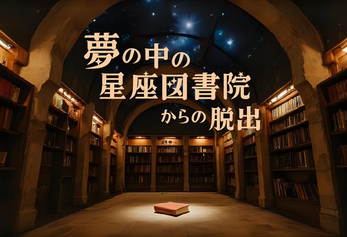 夢の中の星座図書院からの脱出