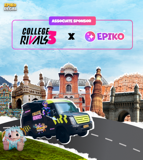 We invite all the Royal players 👑 from Pan India 🇮🇳 to become part of the Epiko Gaming Tournament 🎮. A step towards the partnership with College Rivals 🤝, a one-stop solution for College E-Sports and game lovers 🏆.

Champions all the way ✨🔥

#games #gaming #CollegeRivals