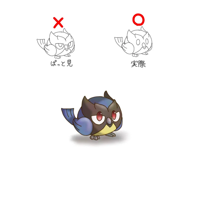 ココガラ、目元の模様でキリッと見せかけてるの好き