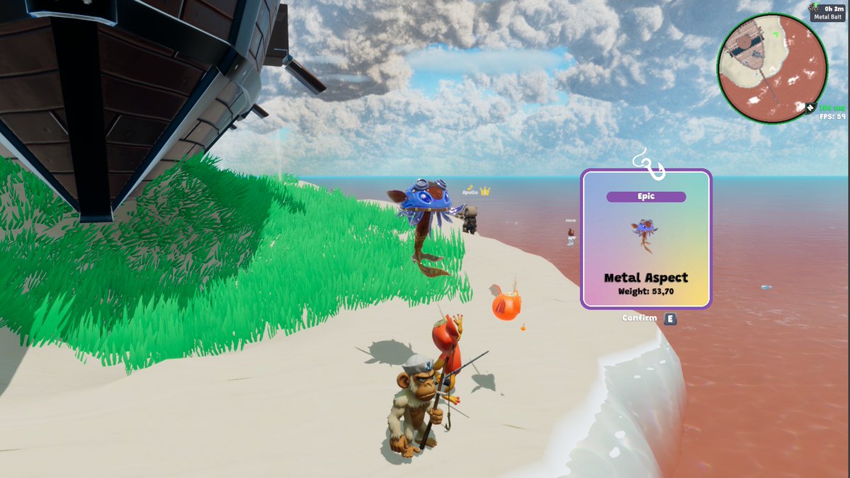 Fishing an Metal Aspect on Apollos Power Hour <a href="/Nifty_Island/">Nifty Island 🏝</a>