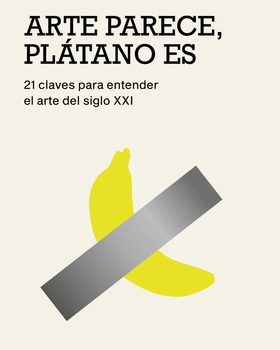 tauruseditorial's tweet photo. 🍌 «Arte parece, plátano es», de @laura_revuelta1. 

🎨 21 hitos que, con humor y claridad, nos ayudan a entender lo que ha ocurrido en el convulso mercado del arte en el primer cuarto del siglo XXI.

Llega a las librerías el 4 de septiembre 👉 https://t.co/CqXCNQ8GUX https://t.co/F5R3dIsj04
