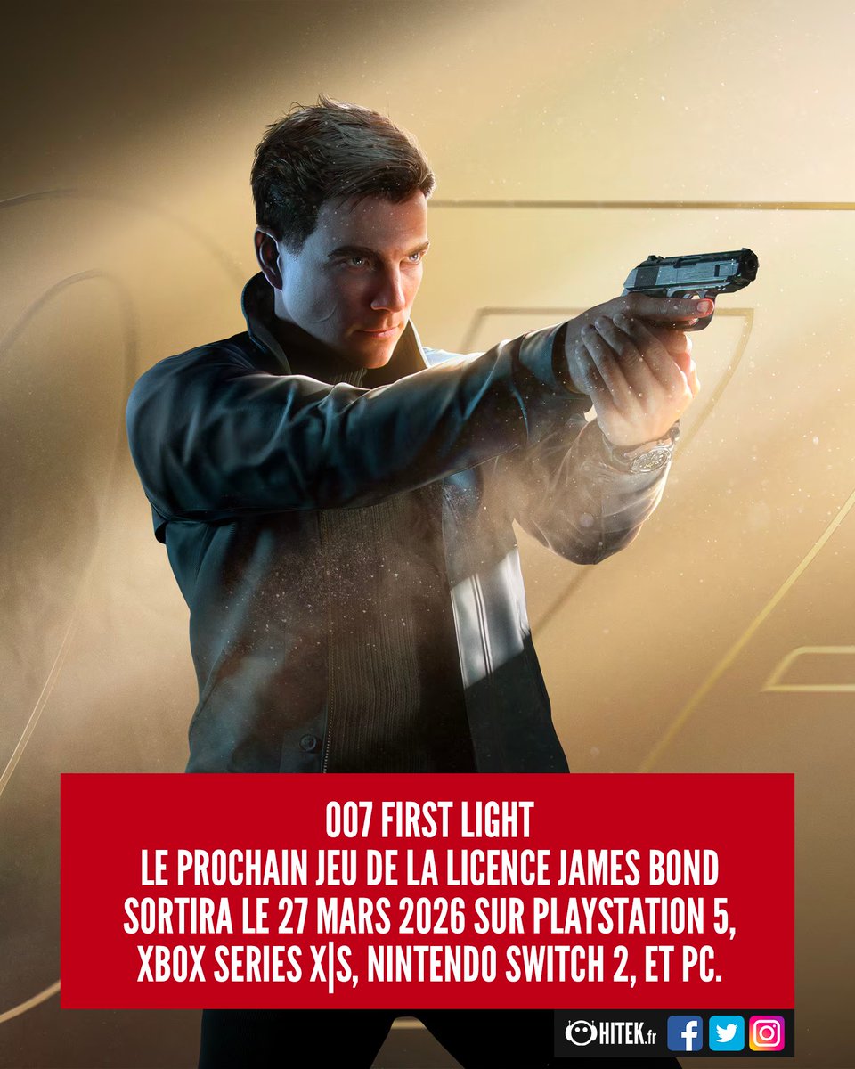 Hitekfr's tweet image. Découvrez le gameplay de #007FirstLight ici 👉 bit.ly/4m2i2yJ #JamesBond #JamesBond007
