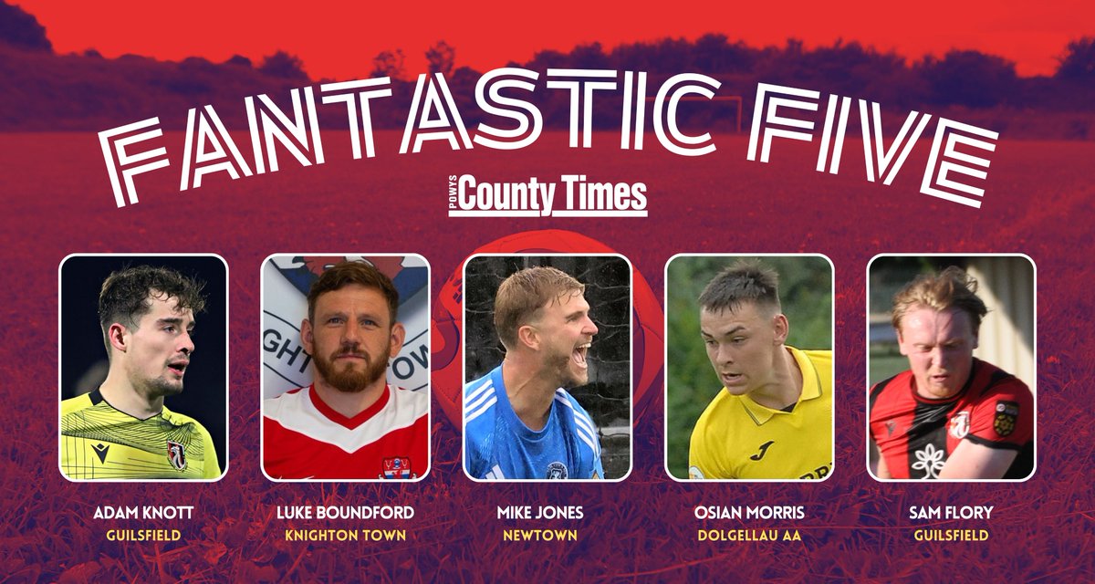 Introducing this week's Fantastic Five.
Many thanks for the nominations and keep them coming this weekend.