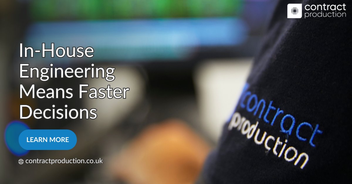 In manufacturing, every delay in feedback can push projects off schedule. 

At Contract Production, we keep engineering support in-house to provide timely guidance &amp; keep production moving without bottlenecks.

Contact us today:
📞 01751 475950
📧 sales@contractproduction.co.uk