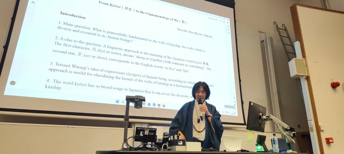 Keynote Hiroshi Abe - <a href="/kyotounivpress/">京都大学新聞社</a> - Lecture at our 9th ENOJP Conference - <a href="/EdinburghUni/">The University of Edinburgh</a> - Webs of Kinship. Exploring Environmental Ethics in Japanese Philosophy
#ENOJP9 #ENOJP2025