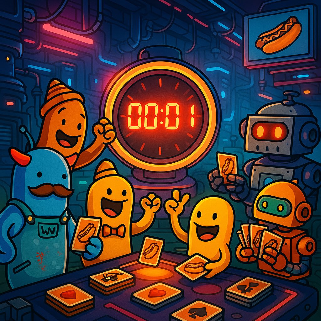 ⏳ The countdown has begun! The Wayward Weenies Card Game is almost here—where sizzling strategy meets collectible power. Get ready to play, trade, and unleash your inner champion. The heat is building… are you ready? 🔥♠️♣️♥️♦️

#TheFutureIsSizzling #GameOnWeenies