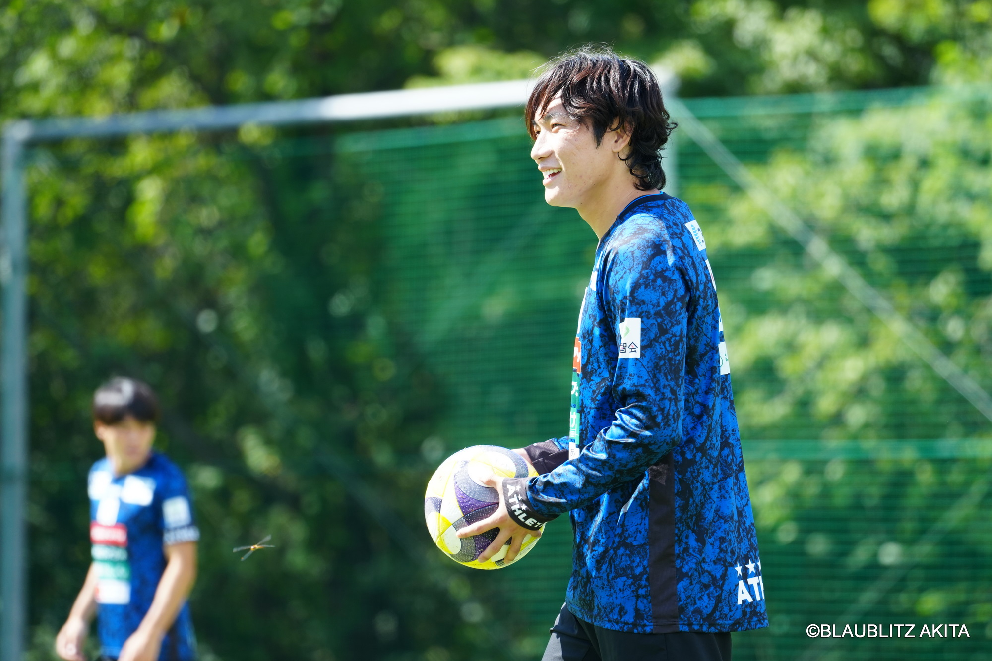 ブラウブリッツ秋田　練習着 📷👀💙 #長井一真 @kaazuumaa15 #ブラウブリッツ秋田 #秋田一体