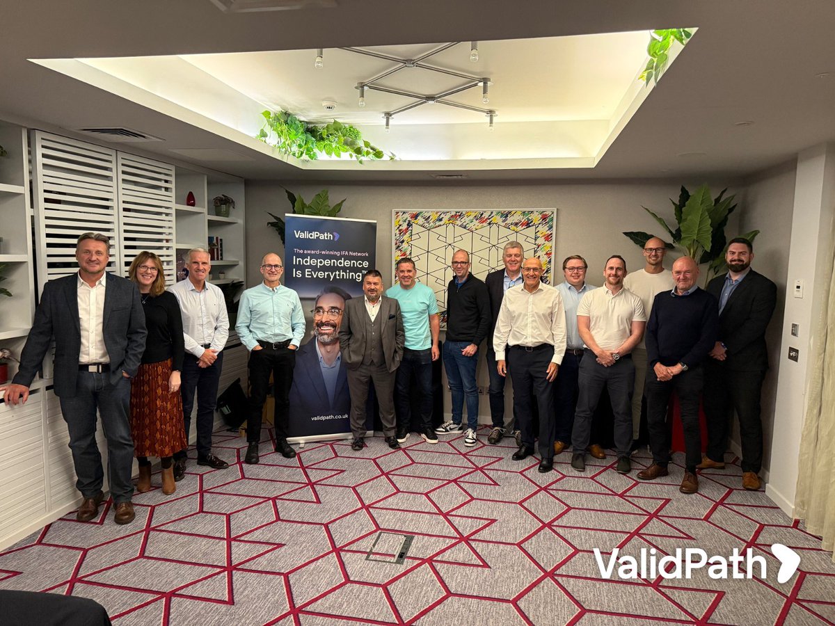 ValidPath's tweet image. It was great to see Members at our Glasgow Community Connection event yesterday. These events are part of how we bring together our community of Independent Financial Advisers. Thank you to everyone that joined us.

#ValidPathCommunity #IndependenceIsEverything #IFANetwork
