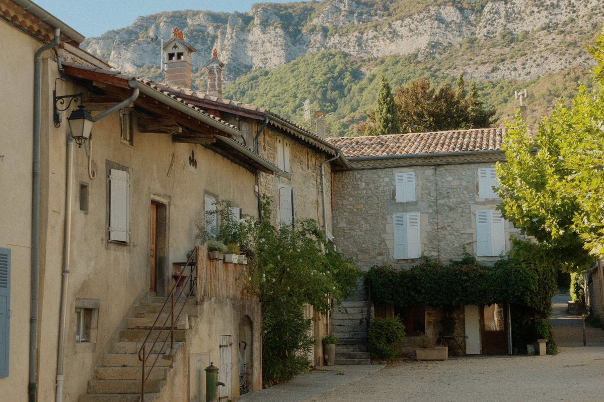 i walked around a little village in the south of France