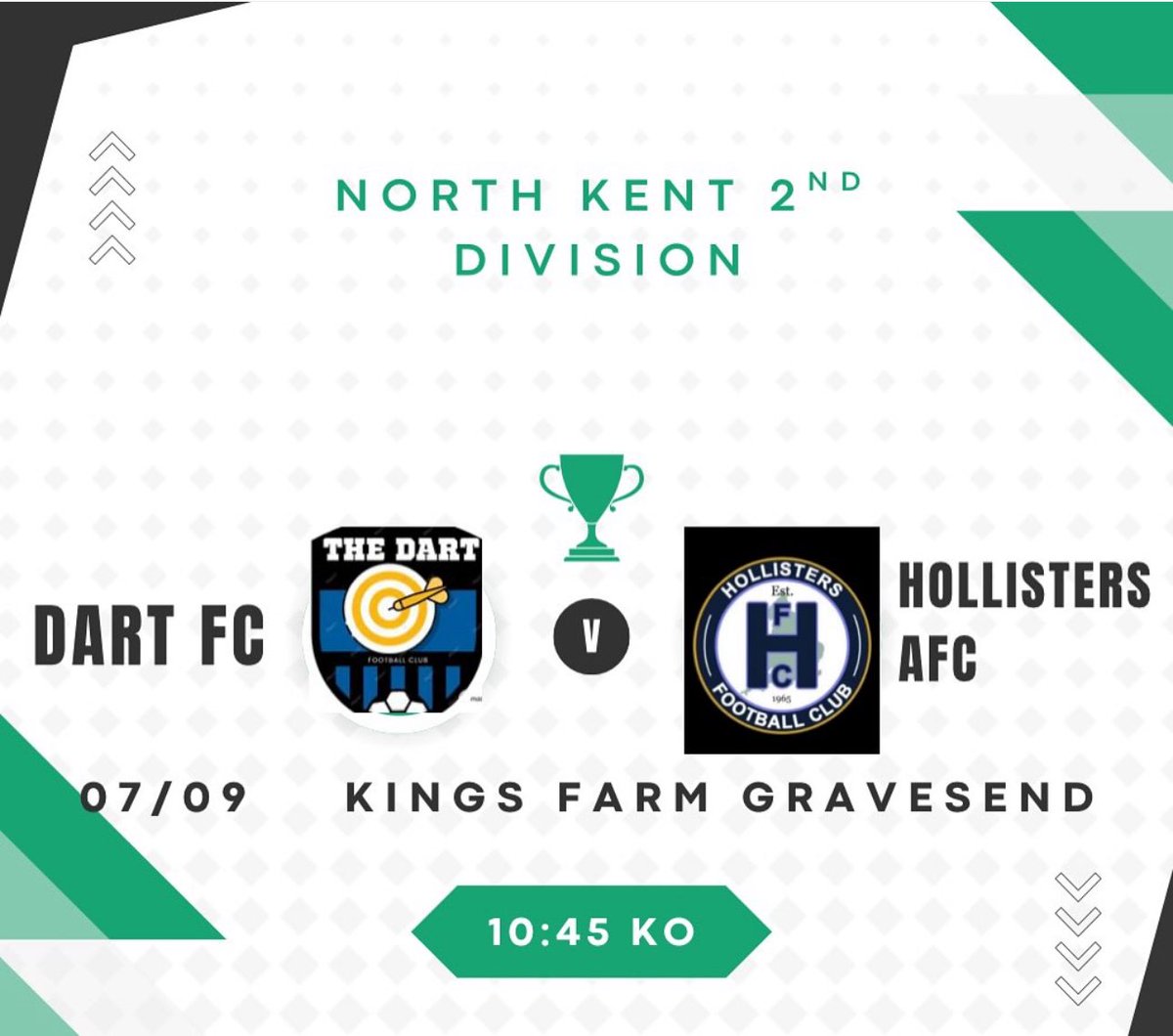 The boys are back in action this Sunday as we take on Hollisters in our maiden Div 2 game ,come down support the boys as we look to start on winning ways 🔵⚫️#UPTHEDART