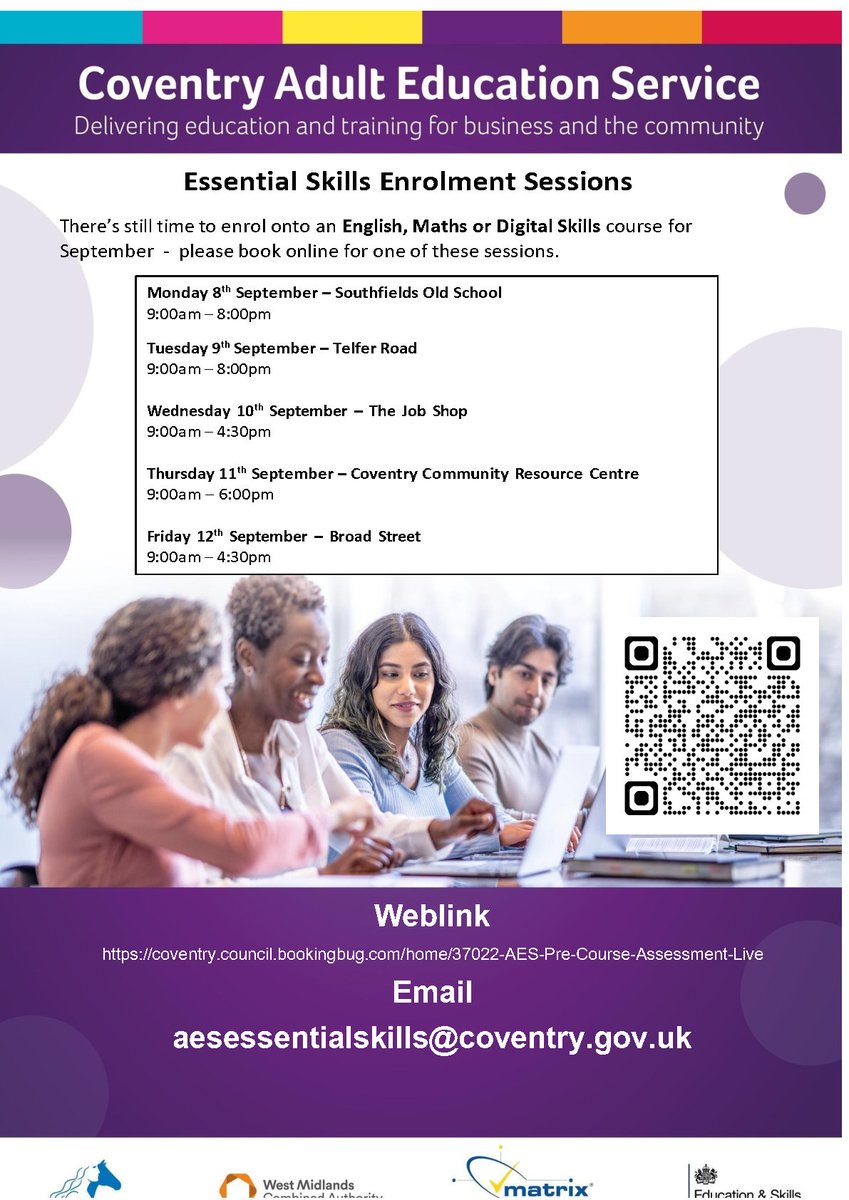 Coventry Adult Education Service tweet media