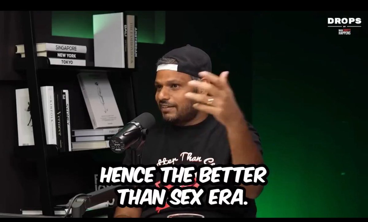 Paradex가 'better than sex' 시대에 진입했다는 밈 스크린샷