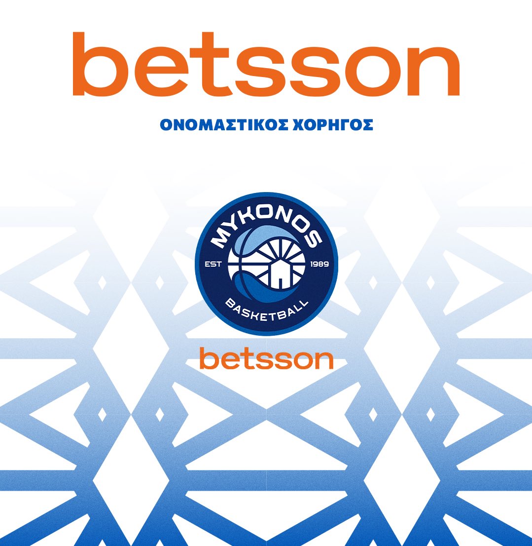 Η Μύκονος ανακοινώνει με χαρά και υπερηφάνεια την έναρξη της συνεργασίας της με τη διεθνή στοιχηματική εταιρεία <a href="/BetssonGreece/">Betsson Greece</a> , η οποία αναλαμβάνει τον ρόλο του χορηγού ονοματοδοσίας. 

Πλέον, η ομάδα θα αγωνίζεται με το όνομα Μύκονος Betsson BC, σηματοδοτώντας μια νέα εποχή για