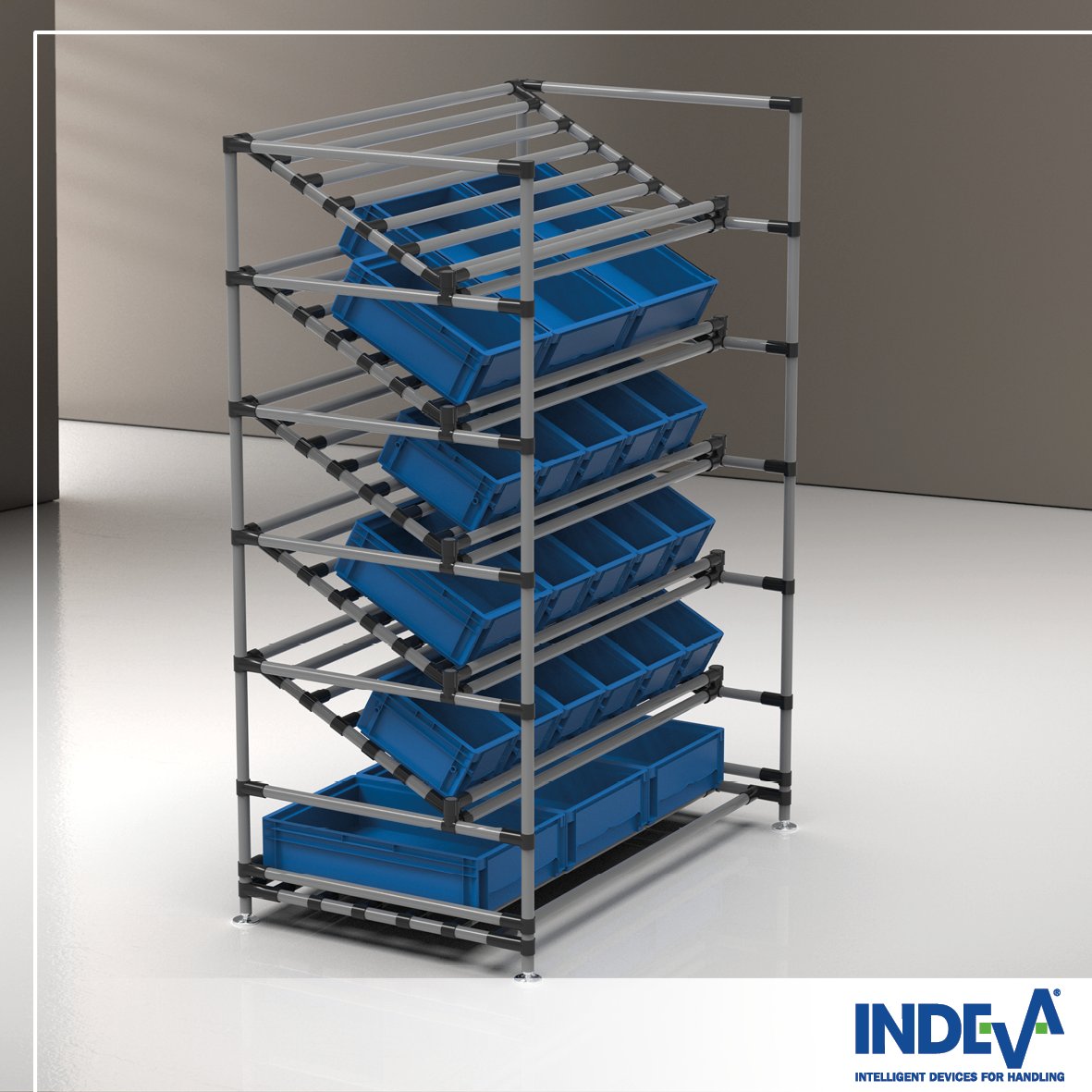 🔧Maximum efficiency with Scaglia Indeva’s Kit Boxes Rack!
📦 Perfect organization
🔄 Modular &amp; flexible
👷 Improved ergonomics
🚚 Easy mobility
♻️ Sustainable
📈 Higher productivity, less waste.
👉 Learn more: indevagroup.com
#ScagliaIndeva #LeanManufacturing #Efficiency