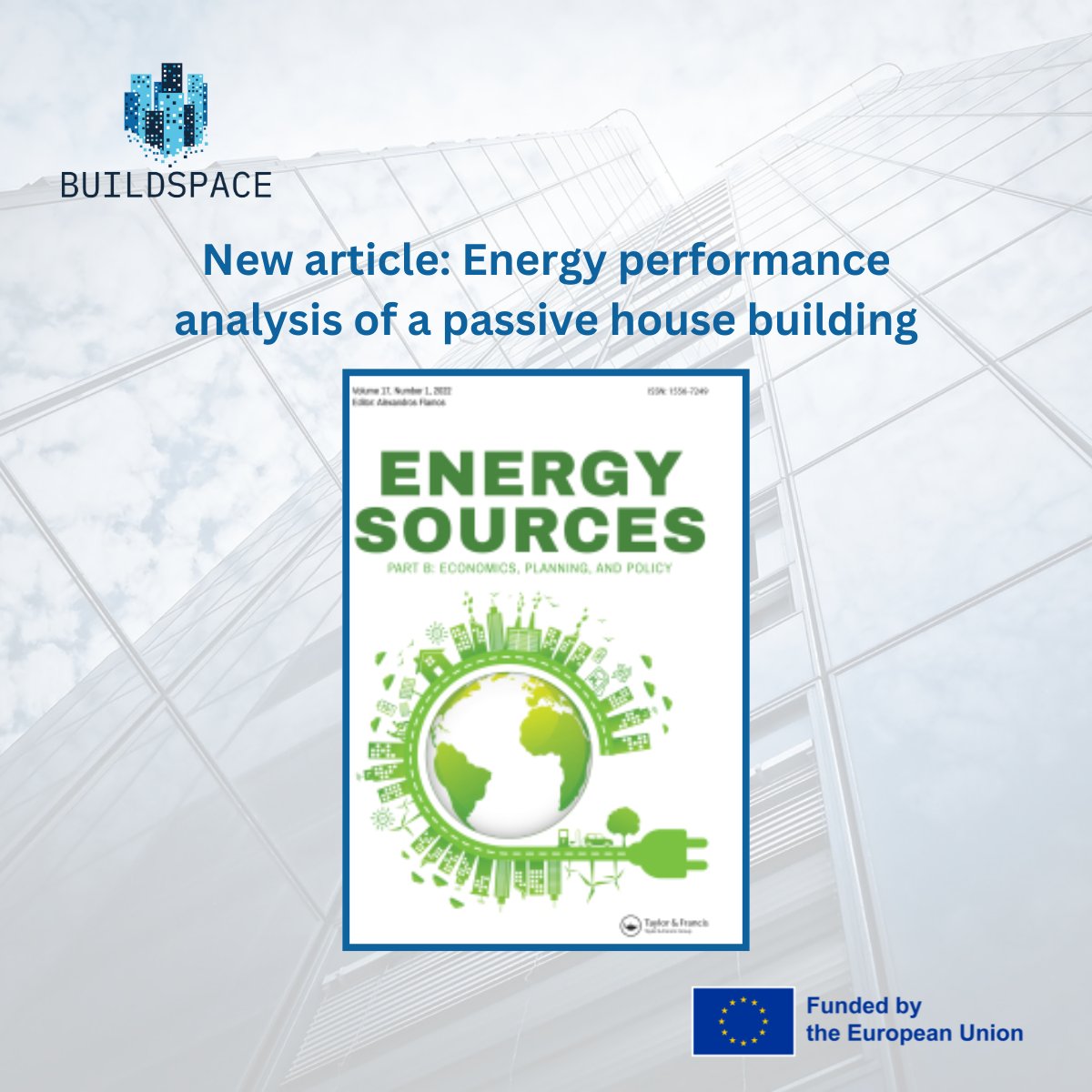 BUILDSPACE_EU's tweet image. 🏡 New study in Energy Sources, Part B highlights the energy performance of a passive house &amp;amp; its role in EU decarbonization
Findings provide key benchmarks for BEM, BIM &amp;amp; the shift to Positive Energy Buildings.
tandfonline.com/doi/full/10.10… 

#BUILDSPACE #EnergyEfficiency #SmartCities
