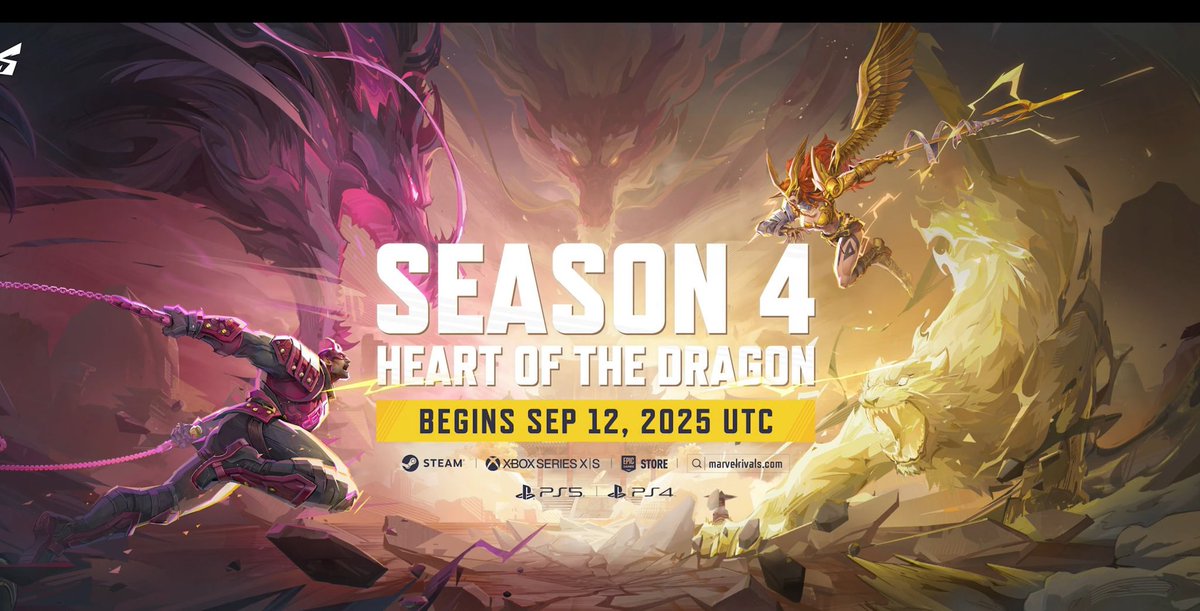 🎉 Marvel Rivals Season 4 BATTLE PASS GIVEAWAY  🎉
1.  Follow <a href="/PlanetSainage/">PLANET SAINAGE</a>
2.  Like and repost
3.  Tag 1 friend
2X CHANCE: Follow <a href="/1WidowSainage/">,,insane’’ SAINAGE</a>
2X BATLLE PASS 🪐
We will pick the winners on September 12th. ⏰ ENDS: Sep 11, 11:59 PM CEST #purpleON #GamingGiveaway #MarvelRivals