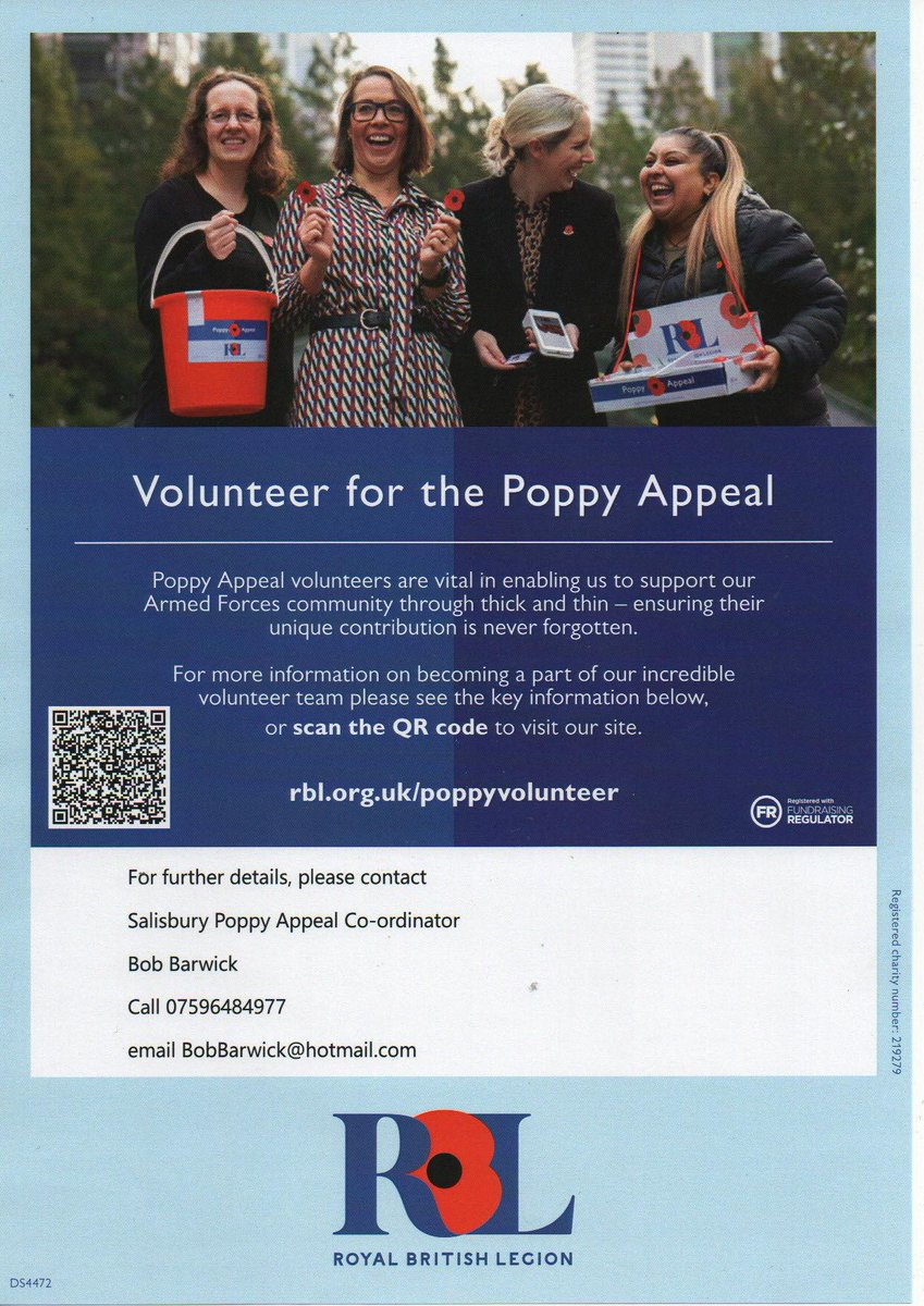 OdstockRadio's tweet image. For more info contact Bob Berwick on 07596 484977 or
e-mail BobBarwick@hotmail.com
#salisbury #poppyappeal