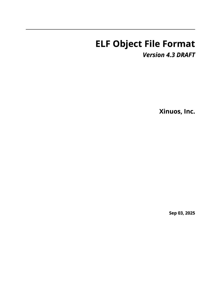 vivekgalatage's tweet image. Curious about ELF: Executable and Linkable Format?
Head over to gabi.xinuos.com (It has a PDF too)
Essential for anyone working with binaries on Unix/Linux.