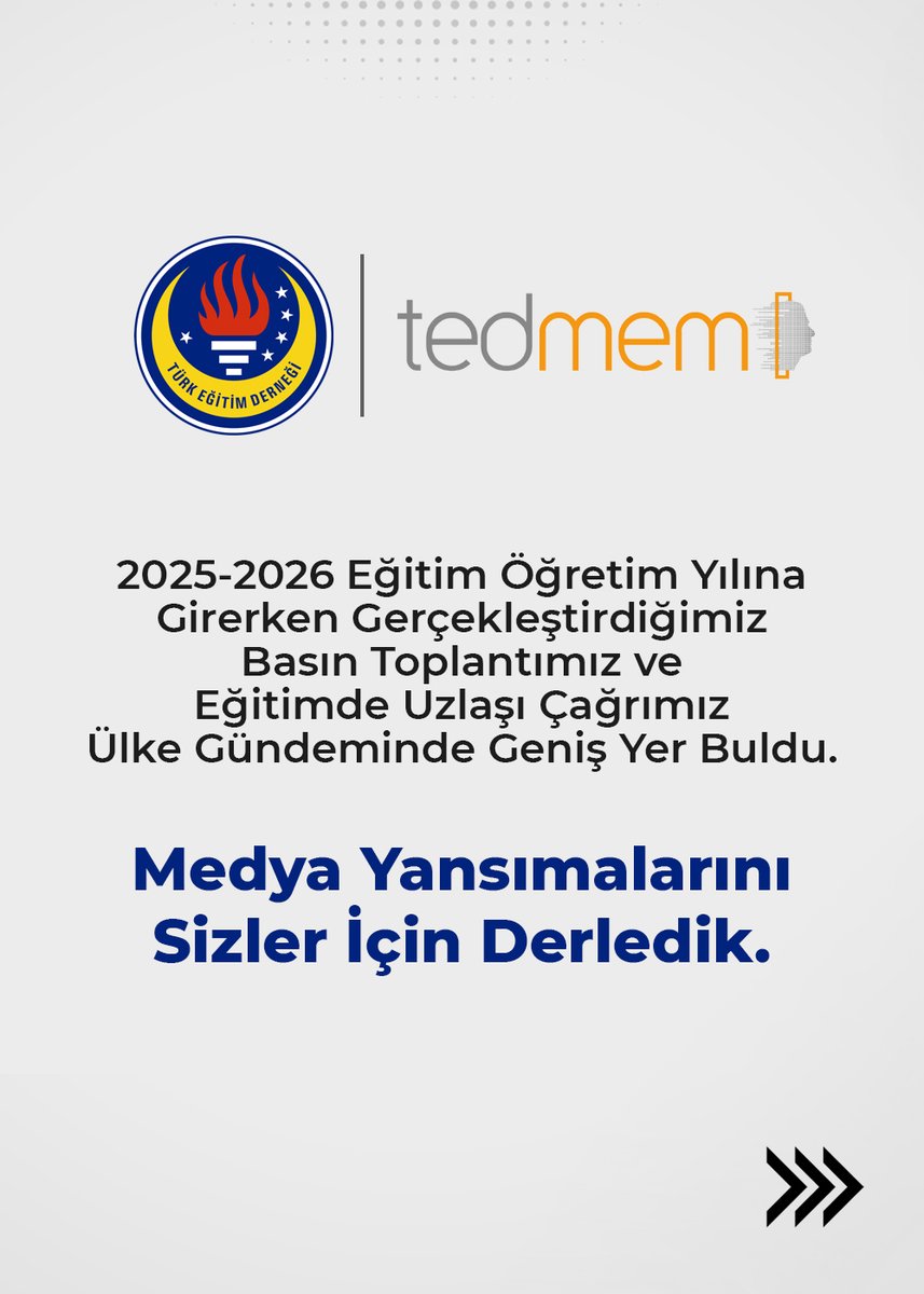 Türk Eğitim Derneği tweet media