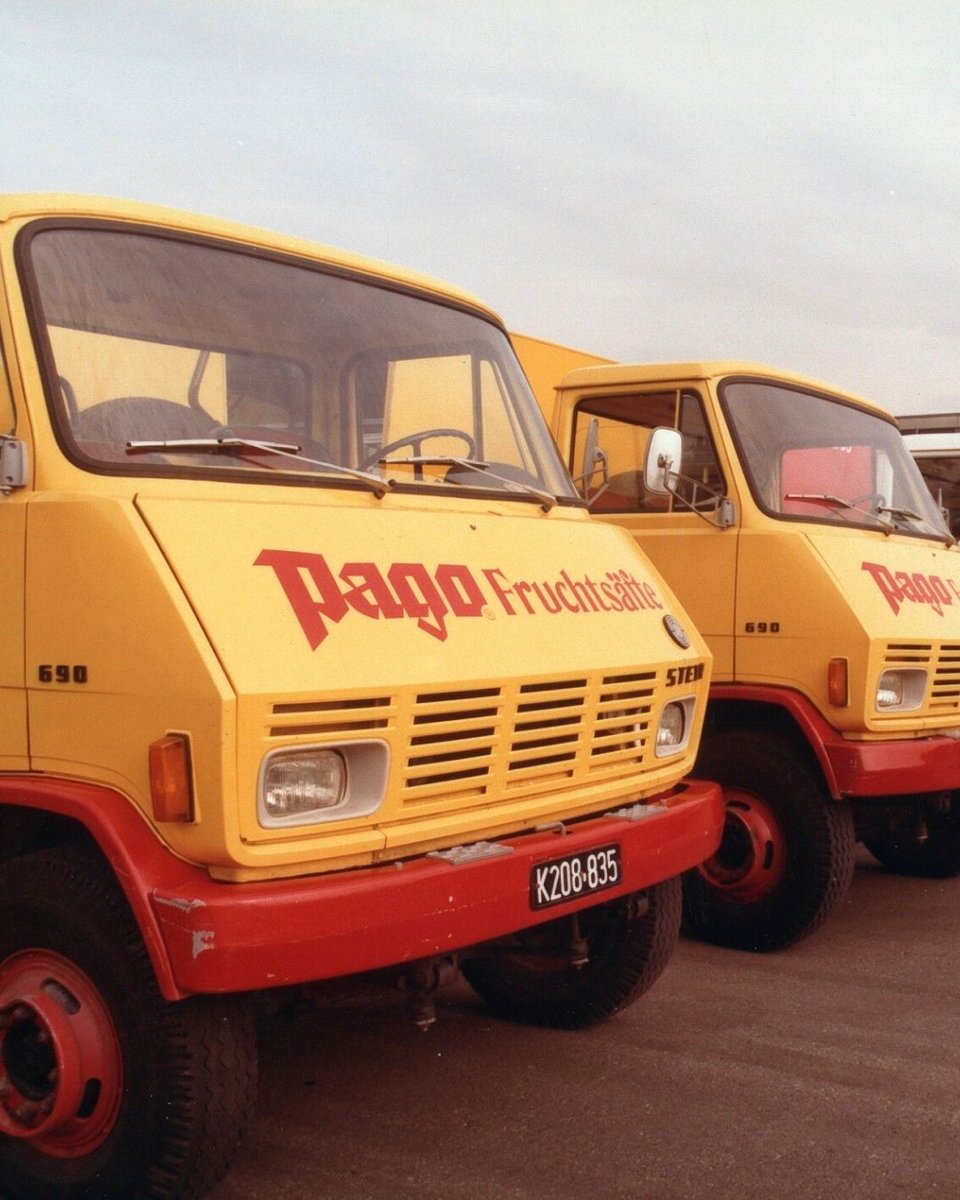 One from the archives... Did you know we've been producing (and delivering) premium quality fruit juices since 1888! This photo is a little more recent than 1888 but we are guessing it's still over 30 years old!