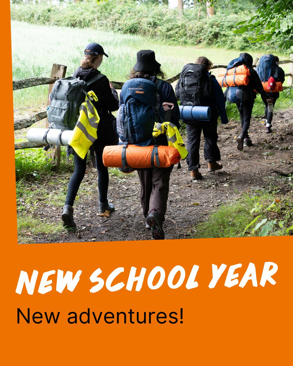 DofE's tweet photo. Welcome back ✨ 

We hope you’re ready for the new school year! Like this post if you’re taking part in DofE this term 🙌 https://t.co/AJztbm9R81
