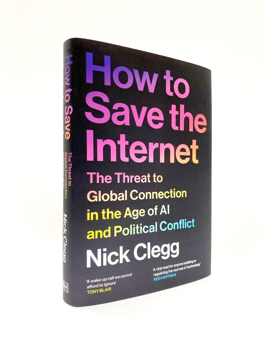 nickclegg's tweet image. Finally, publication day (in a world of bite size content, books still have exceedingly long gestation periods)!! How to Save the Internet (Bodley Head) now available to buy and read:

UK: amazon.co.uk/How-Save-Inter…

US: amazon.com/How-Save-Inter…

In part a reflection on my transition…